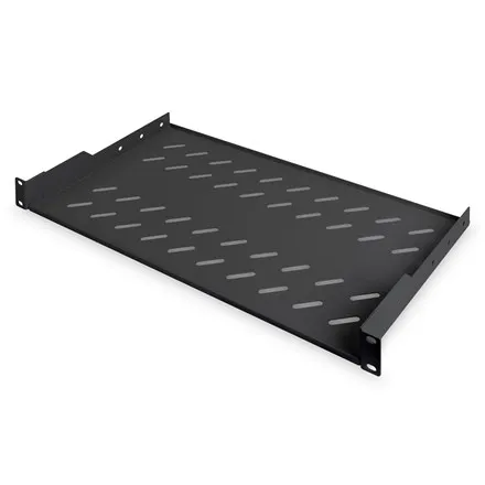 Shelf for fixed installation in 483 mm (19") cabinets