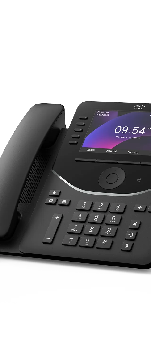 Cisco 9861 Desk Phone - Carbon Black