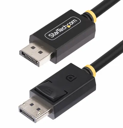 StarTech.com 2m DisplayPort 2.1 Cable, VESA Certified DP40 DisplayPort Cable w/UHBR10/HDR/HDCP 2.2, 8K 60Hz/4K 144Hz w/DSC 1.2a, 40Gbps, DP 2.1 Cable, UHD Monitor Cord, M/M
