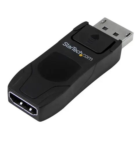 StarTech.com DisplayPort to HDMI Adapter - 4K 30Hz Compact DP 1.2 to HDMI 1.4 Video Converter - DP++ to HDMI Monitor/TV - Passive DP to HDMI Cable Adapter - Latching DP Connector