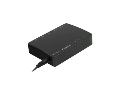 Lanberg DSP2-1005-12V network switch Unmanaged Gigabit Ethernet (10/100/1000) Black