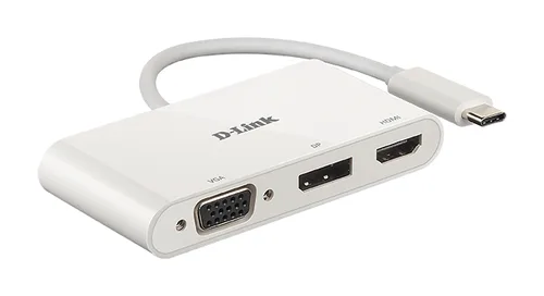 D-Link USB-C to HDMI/DisplayPort/VGA Video Adapter