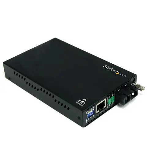 StarTech.com 10/100 Mbps Single Mode Fiber Media Converter SC 30 km