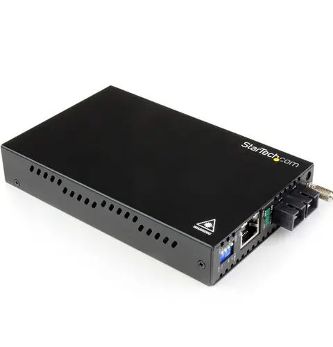 StarTech.com Gigabit Ethernet Single Mode Fiber Media Converter SC 40 km - 1000 Mbps