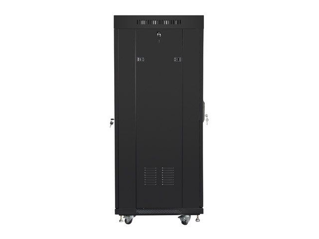 Lanberg FF01-6627-23BL rack cabinet 27U Freestanding rack Black