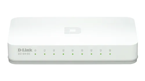 D-Link GO-SW-8E/E network switch Unmanaged Fast Ethernet (10/100) White