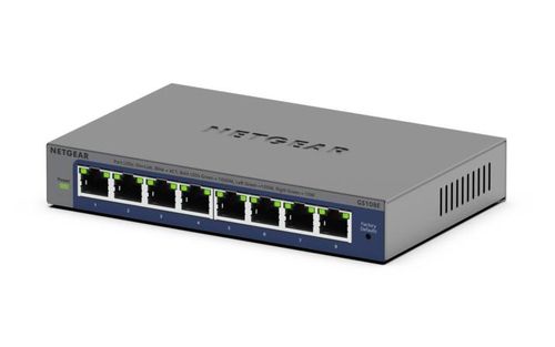 NETGEAR GS108Ev4 Unmanaged L2/L3 Gigabit Ethernet (10/100/1000) Grey