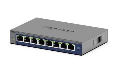 NETGEAR GS108Ev4 Unmanaged L2/L3 Gigabit Ethernet (10/100/1000) Grey