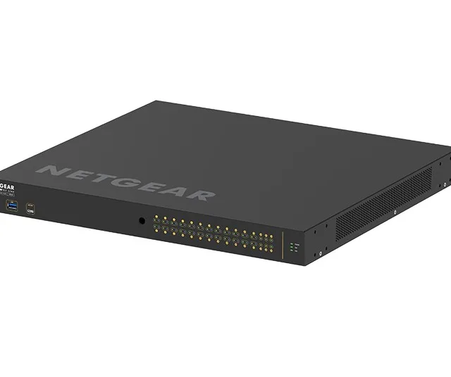 NETGEAR M4250-26G4XF-PoE+ Managed L2/L3 Gigabit Ethernet (10/100/1000) Power over Ethernet (PoE) 1U Black