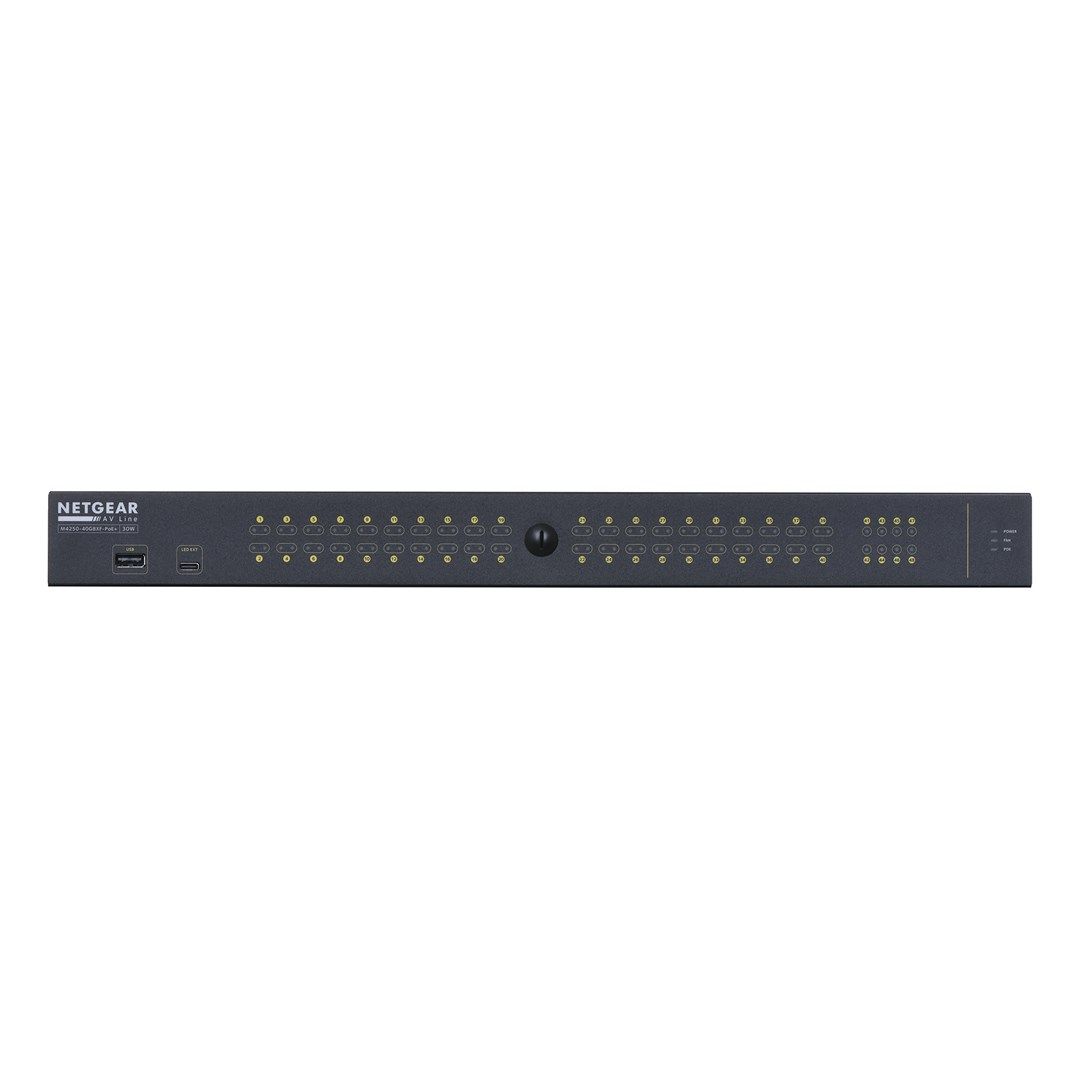NETGEAR GSM4248PX-100EUS network switch Managed L2/L3/L4 Gigabit Ethernet (10/100/1000) Power over Ethernet (PoE) Black
