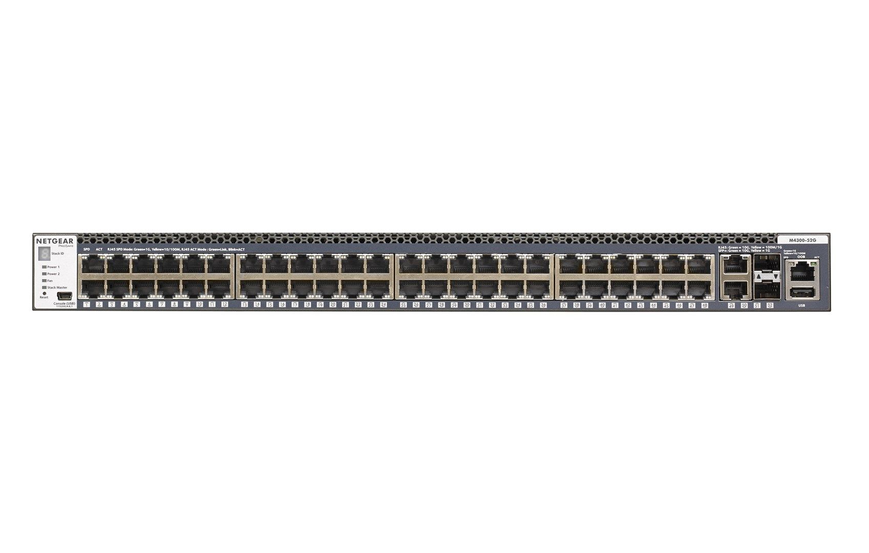 Netgear M4300-52G 48-Port Gigabit Stackable Managed Switch