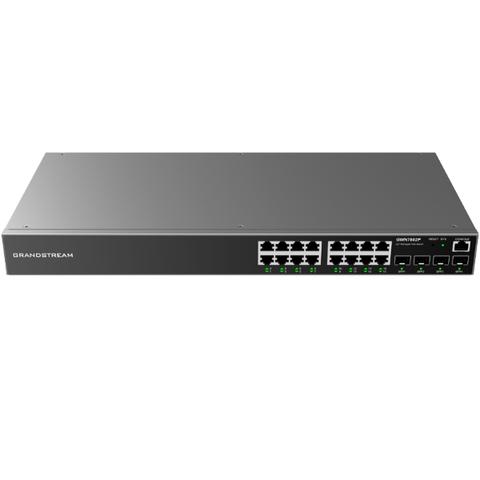Grandstream Networks GWN7802P network switch Managed L2+ Gigabit Ethernet (10/100/1000) Power over Ethernet (PoE) 2U Black