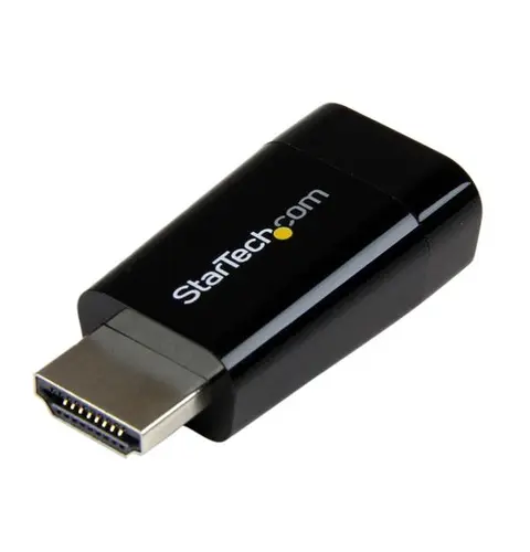 StarTech.com Compact HDMI to VGA Adapter Converter - Ideal for Chromebooks Ultrabooks & Laptops – 1920x1200/1080p