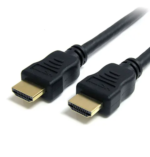 StarTech.com 1m HDMI Cable - 4K High Speed HDMI Cable with Ethernet - 4K 30Hz UHD HDMI Cord - 10.2 Gbps Bandwidth - HDMI 1.4 Video / Display Cable M/M 28AWG - HDCP 1.4 - Black