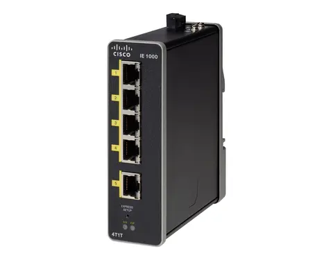 Cisco IE-1000-4T1T-LM network switch Managed Fast Ethernet (10/100) Black