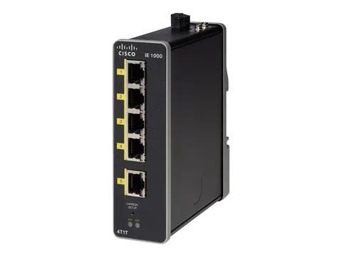 Cisco IE-1000-4T1T-LM network switch Managed Fast Ethernet (10/100) Black