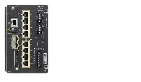 Cisco IE-3300-8T2X-A network switch Managed Gigabit Ethernet (10/100/1000) Black
