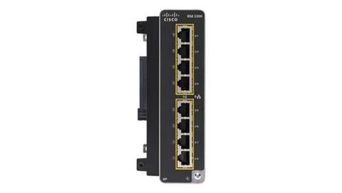 Cisco IEM-3300-8P= network switch Managed L2 Gigabit Ethernet (10/100/1000) Power over Ethernet (PoE) Black