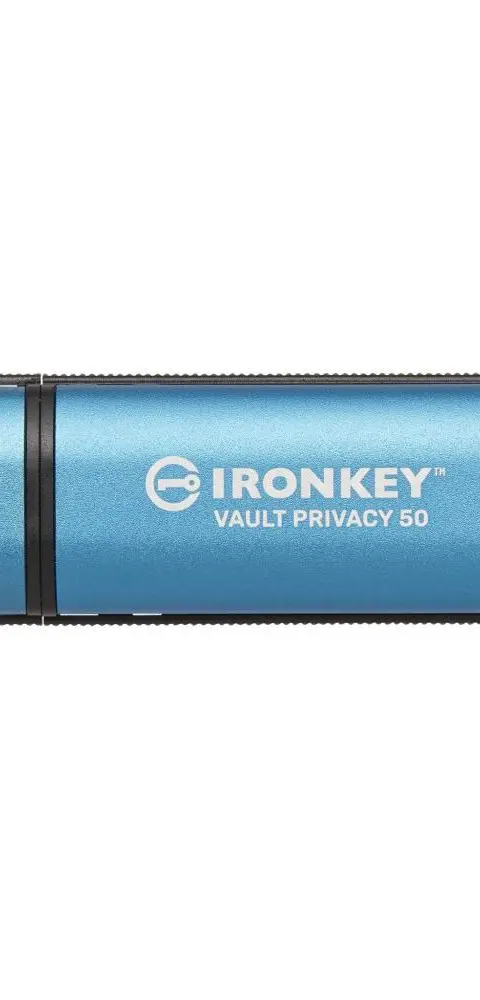 Kingston Technology IronKey 64GB Vault Privacy 50 AES-256 Encrypted, FIPS 197