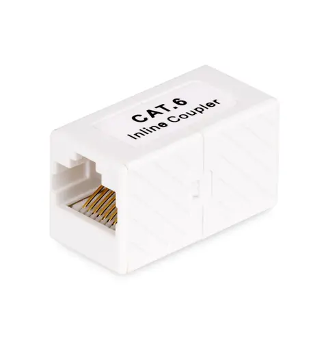StarTech.com RJ45 Coupler 5-Pack, Inline Cat6 Coupler, Female to Female (F/F) T568 Connector, Unshielded Ethernet Cable Extension