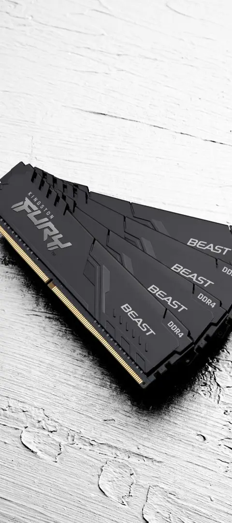 Kingston Technology FURY Beast 32GB 3200MT/s DDR4 CL16 DIMM Black