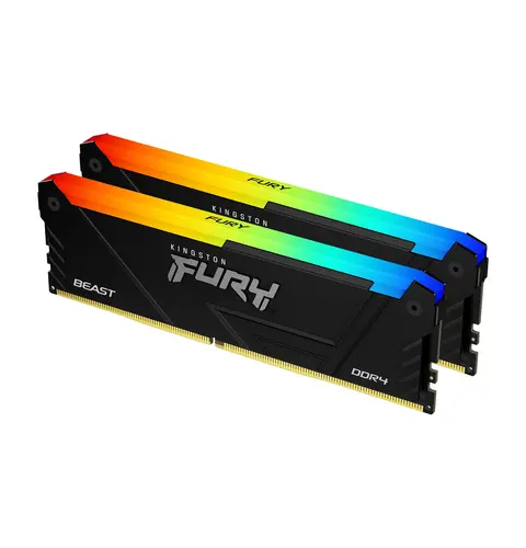 Kingston Technology FURY Beast 16GB 3200MT/s DDR4 CL16 DIMM (Kit of 2) RGB