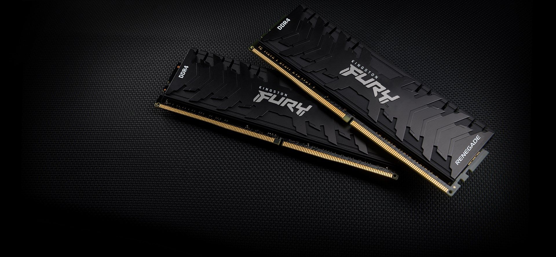 Kingston Technology FURY 16GB 3200MT/s DDR4 CL16 DIMM (Kit of 2) Renegade Black