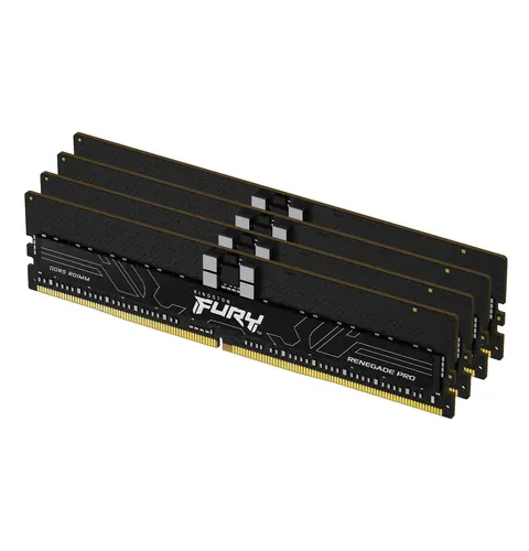 Kingston Technology FURY 128GB 5600MT/s DDR5 ECC Reg CL28 DIMM (Kit of 4) Renegade Pro EXPO