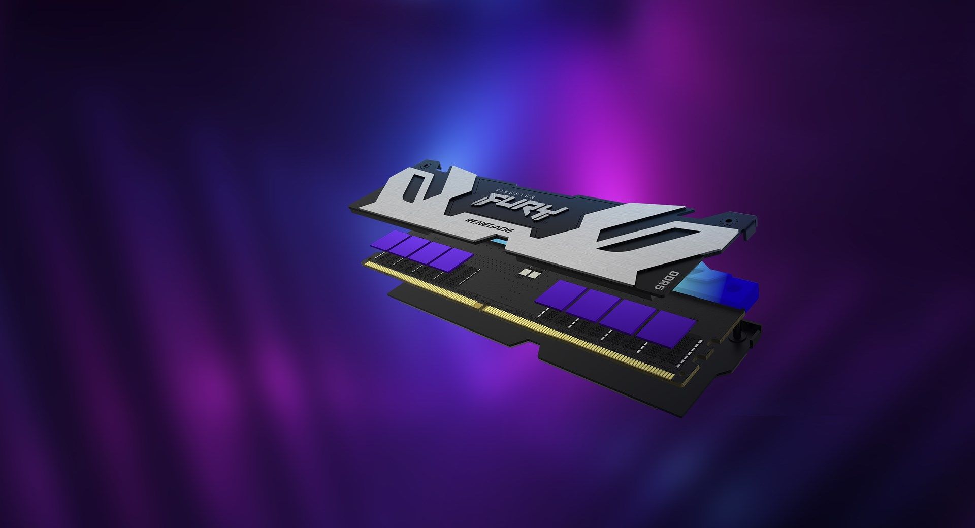 Kingston Technology FURY 96GB 6400MT/s DDR5 CL32 DIMM (Kit of 2) Renegade RGB XMP