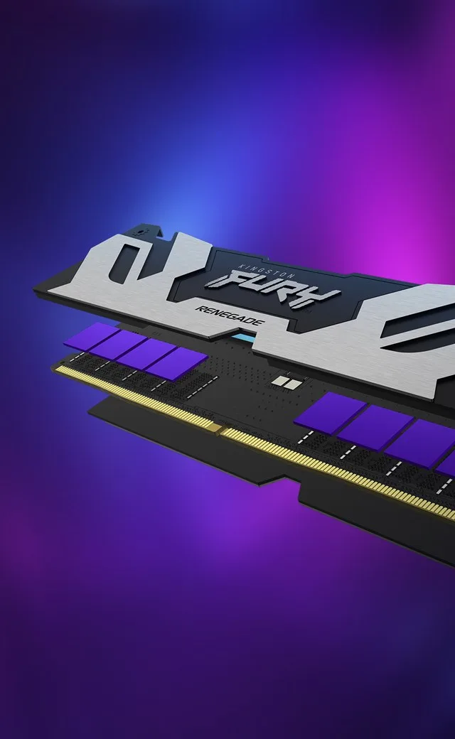 Kingston Technology FURY 96GB 6400MT/s DDR5 CL32 DIMM (Kit of 2) Renegade RGB XMP