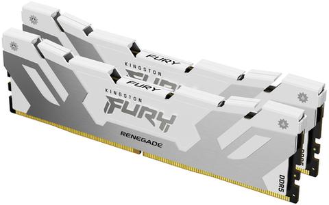 Kingston Technology FURY 64GB 6400MT/s DDR5 CL32 DIMM (Kit of 2) Renegade White XMP