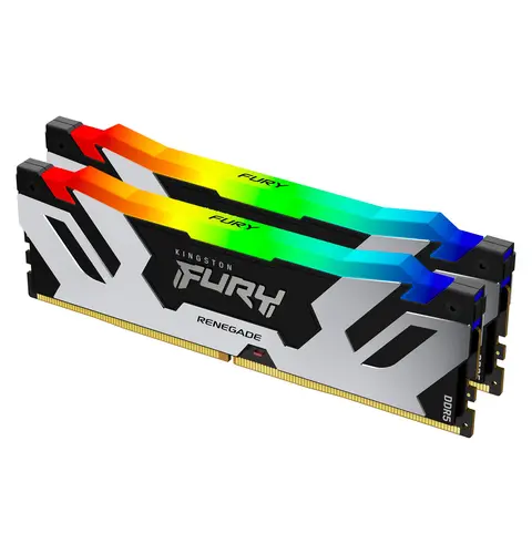 Kingston Technology FURY 32GB 7600MT/s DDR5 CL38 DIMM (Kit of 2) Renegade RGB XMP