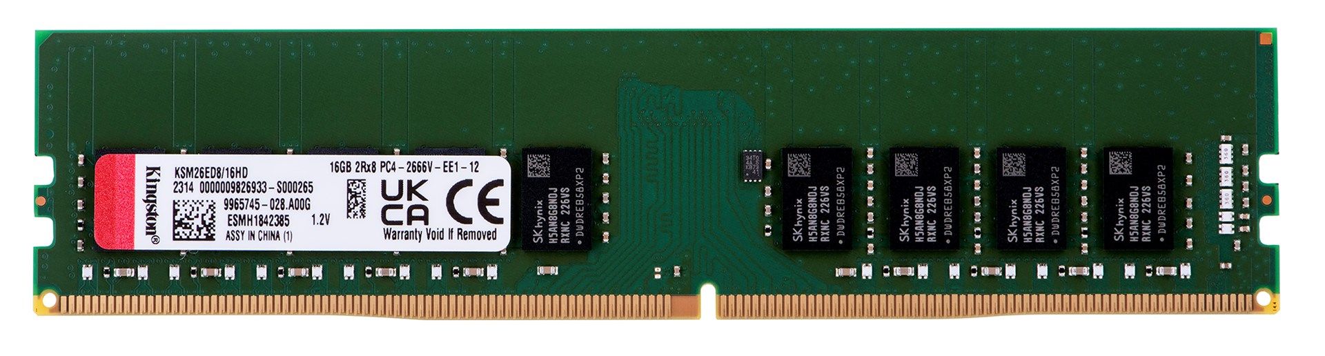 Kingston Technology KSM26ED8/16HD memory module 16 GB DDR4 288-pin DIMM ECC