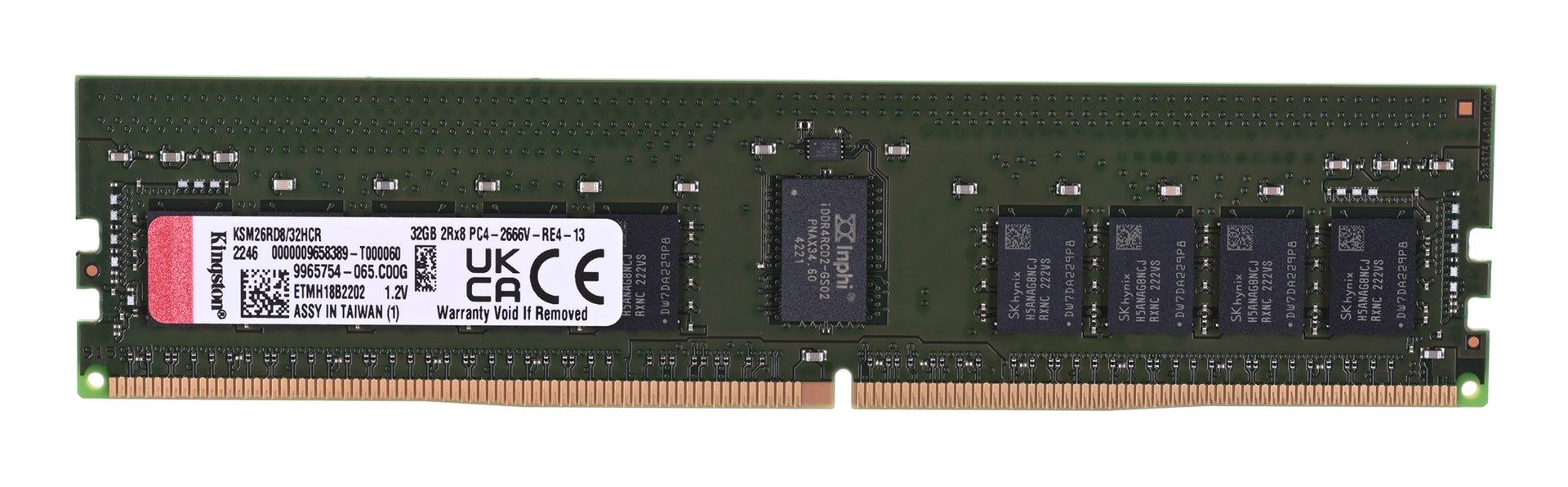 Kingston 32GB DDR4 2666MHz ECC Registered DIMM Memory