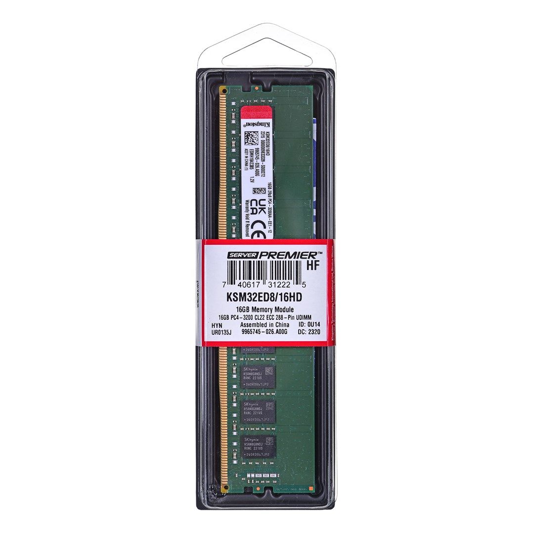 Kingston Technology KSM32ED8/16HD memory module 16 GB 1 x 16 GB DDR4 288-pin DIMM ECC