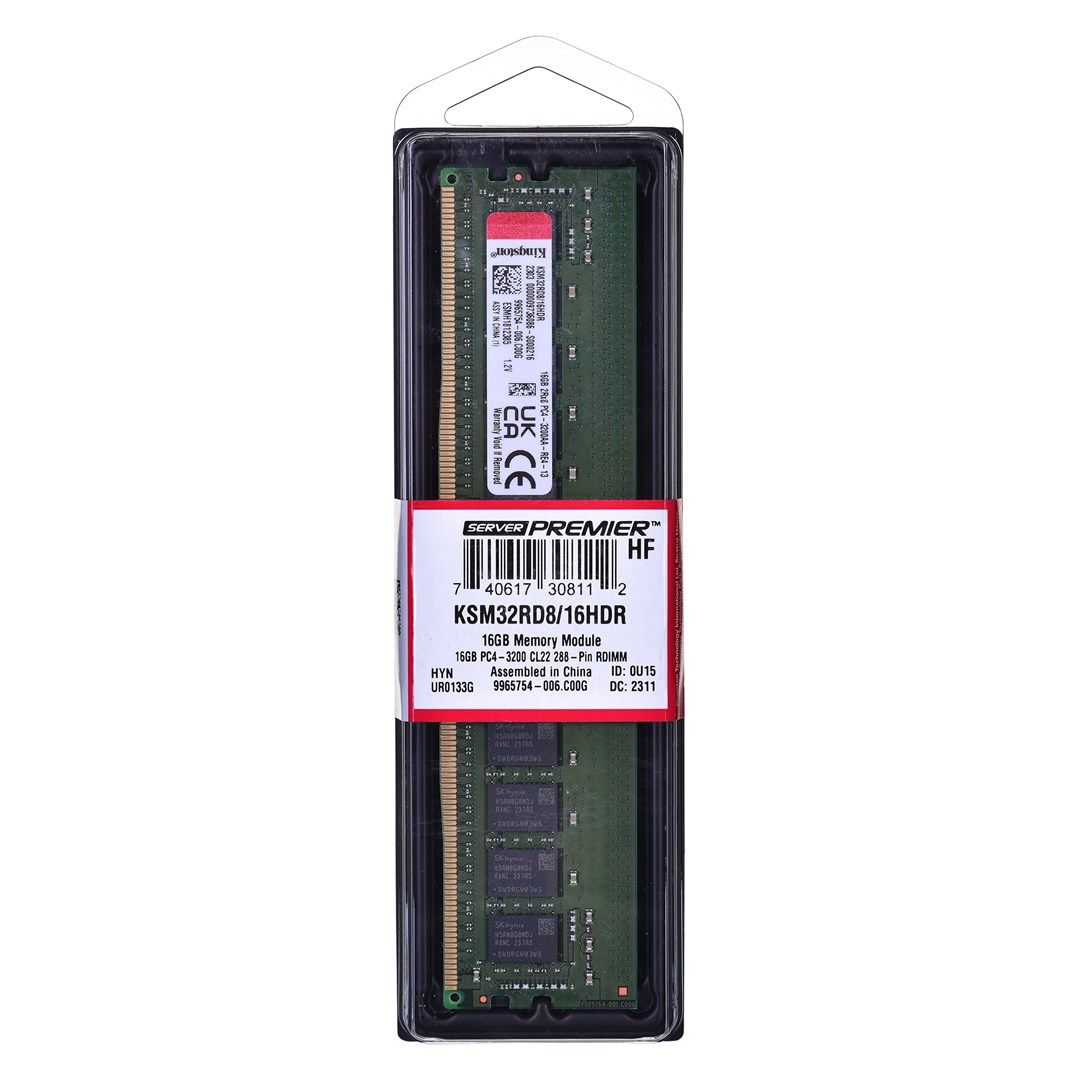 Kingston Technology KSM32RD8/16HDR memory module 16 GB 1 x 16 GB DDR4 288-pin DIMM ECC