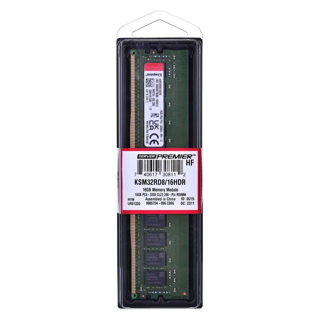 Kingston Technology KSM32RD8/16HDR memory module 16 GB 1 x 16 GB DDR4 288-pin DIMM ECC