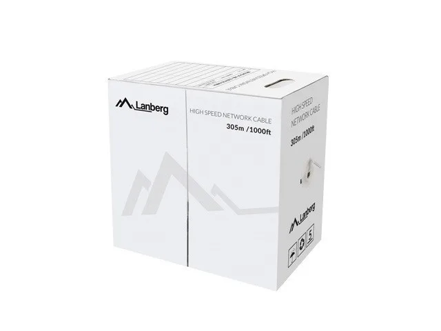 Lanberg LCU5-12CU-0305-S networking cable Grey 305 m Cat5e U/UTP (UTP)