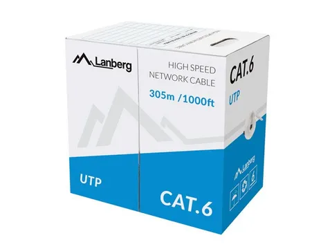 Lanberg LCF6-11CU-0305-S networking cable Grey 305 m Cat6 F/UTP (FTP)