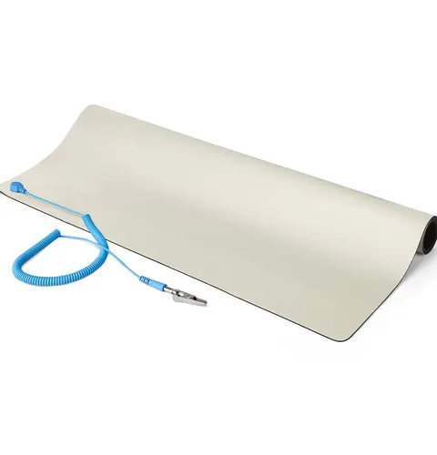 StarTech.com Anti Static Mat, ESD Mat for Electronics Repair, Anti Static Table/Desk Mat w/Detachable Grounding Wire, ANSI/ESD S 4.1, Flexible Thermoplastic Work Pad/Mat, 23x47 in (60x120cm)
