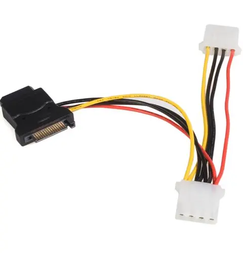 StarTech.com SATA to LP4 Power Cable Adapter with 2 Additional LP4