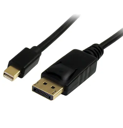 StarTech.com 1m (3ft) Mini DisplayPort to DisplayPort 1.2 Cable - 4K x 2K UHD Mini DisplayPort to DisplayPort Adapter Cable - Mini DP to DP Cable for Monitor - mDP to DP Converter Cord