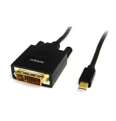 StarTech.com 6ft (1.8m) Mini DisplayPort to DVI Cable - Mini DP to DVI Adapter Cable - 1080p Video - Passive mDP to DVI-D Single Link, mDP or Thunderbolt 1/2 Mac/PC to DVI Monitor/Display