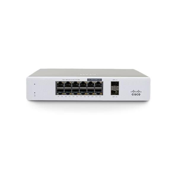 Cisco Meraki MS130-12X Managed L2 Gigabit Ethernet (10/100/1000) Power over Ethernet (PoE) 1U White