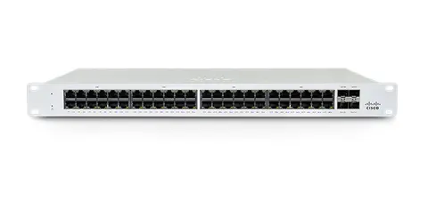 Cisco Meraki MS130-48P Managed L2 Gigabit Ethernet (10/100/1000) Power over Ethernet (PoE) 1U White