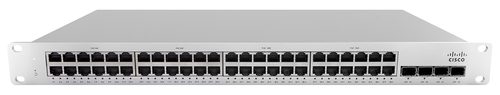Cisco Meraki MS210-48FP Managed L2 Gigabit Ethernet (10/100/1000) Power over Ethernet (PoE) 1U Grey