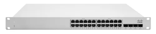 Cisco Meraki MS250-24P L3 Stck Cld-Mngd 24x GigE 370W PoE Switch