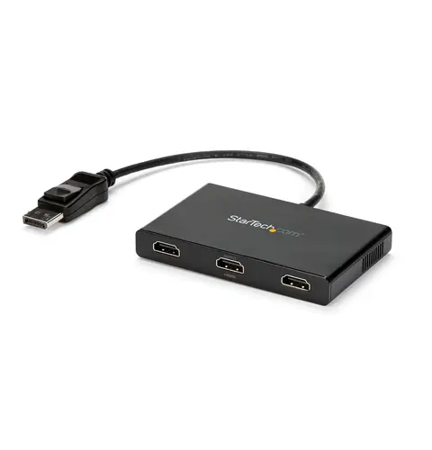StarTech.com 3-Port Multi Monitor Adapter - DisplayPort 1.2 to 3x HDMI MST Hub - Triple 1080p HDMI Monitors - Video Splitter for Extended Desktop Mode on Windows PCs Only - DP to 3x HDMI