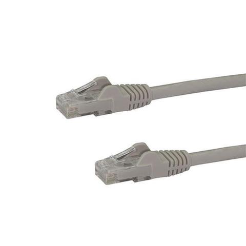 StarTech.com 1m CAT6 Ethernet Cable - Grey CAT 6 Gigabit Ethernet Wire -250MHz 100W PoE RJ45 UTP Network/Patch Cord Snagless w/Strain Relief Individually Tested