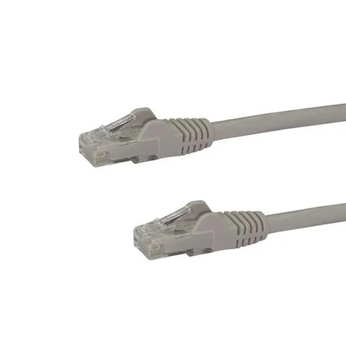 StarTech.com 50cm CAT6 Ethernet Cable - Grey CAT 6 Gigabit Ethernet Wire -250MHz 100W PoE RJ45 UTP Network/Patch Cord Snagless w/Strain Relief Individually Tested